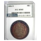1884-O Morgan PCI MS65 Fantastic Color