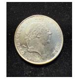 1814 Silver 1S6p AU+ Rare