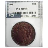 1885 Morgan PCI MS65+ Stunning Color
