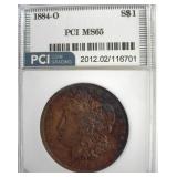 1884-O Morgan PCI MS65 Nice Color
