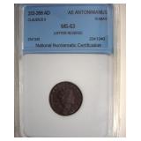 253-268 AD Claudius II MS63 Ancient Rome