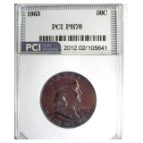 1963 Franklin PR70 LISTS $400 IN 69