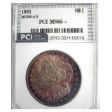 1921 Morgan PCI MS65+ Outstanding Color