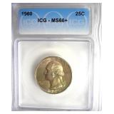 1960 Quarter ICG MS66+ LISTS $200
