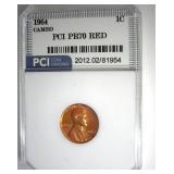 1964 Cent PR70 CAM RD LISTS $140 IN 69 CAM