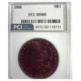 1886 Morgan MS66 LISTS $1250