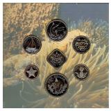 1992 1C-$1 Brilliant UNC Bahamas Coin Set