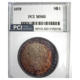 1879 Morgan MS65 LISTS $1700