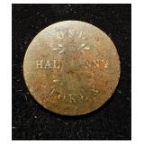 1815 Token VF+ Ships Colonies