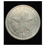 1934 Peso AU+ Cuba