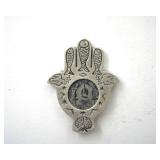 Silver Pendant Hasmonean Dynasty Cornucopia