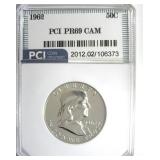 1962 Franklin PR69 CAM LISTS $750