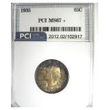 1935 Quarter MS67+ LISTS $1300