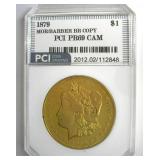 1879 Dollar PCI PR69 CAM Morgan Barber Br Copy