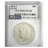 1971-S Silver Ike PR70 DCAM LISTS $475