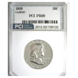 1959 Franklin PR69 Cameo LISTS $12500