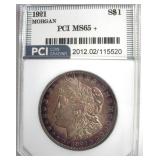 1921 Morgan PCI MS65+ Nice Color