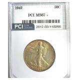 1942 Walking Liberty MS67+ LISTS $2500