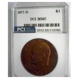1977-D Ike MS67 LISTS $4850