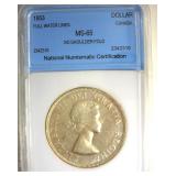 1953 FWL Dollar MS65 LISTS $2000