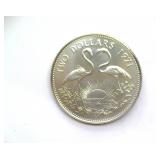 1971 2 Dollars Bahamas