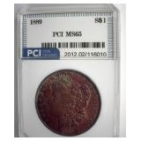 1889 Morgan PCI MS65 Purple Toning