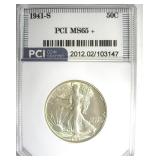 1941-S Walking Liberty MS65+ LISTS $575