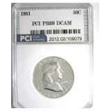 1961 Franklin PR69 DCAM LISTS $27000