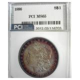 1896 Morgan PCI MS65 Great Color