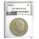 1978-S Ike PR70 DCAM LISTS $400