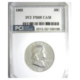 1962 Franklin PR69 Cameo LISTS $750