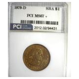 1979-D Susan B Anthony MS67+ LISTS $1750