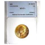 1963 Quarter NNC MS67+ TYPE B REV