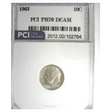 1963 Dime PR70 DCAM LISTS $200 IN 69 DC