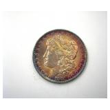 1881-O Morgan Golden Purple