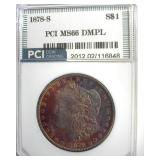 1878-S Morgan MS66 DMPL LISTS $27500