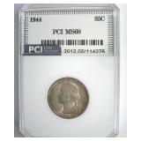 1944 Quarter MS68 LISTS $15000