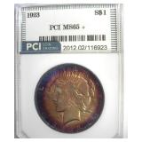 1923 Peace PCI MS65+ Amazing Color