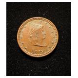 Civil War Token UNC Brown