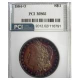 1884-O Morgan PCI MS65 Wonderful Color