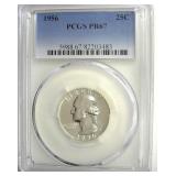 1956 Quarter PCGS PR67