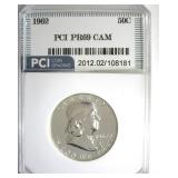 1962 Franklin PR69 Cameo LISTS $750