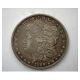 1889-O Morgan Iridescent Toning