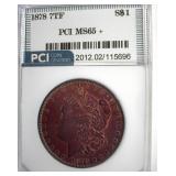 1878 7TF Morgan MS65+ LISTS $2000