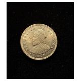 1907 Medio Centesimo UNC Panama