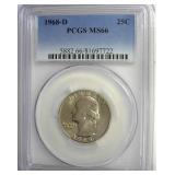 1968-D Quarter PCGS MS66