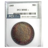 1883 Morgan PCI MS65+ Fabulous Color