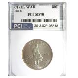 1995-S 50c Civil War PCI MS70