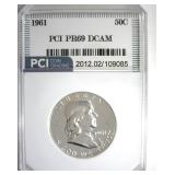 1961 Franklin PR69 DCAM LISTS $27000
