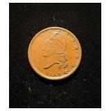 1863 Civil War Token AU+